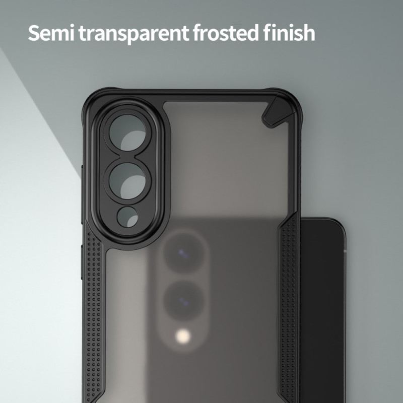 Hülle Samsung Galaxy S25 5g Edge Handyhülle Gebürstetes Durchscheinendes Finish