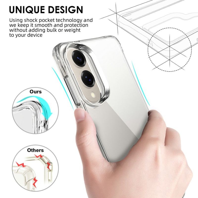 Hülle Samsung Galaxy S25 5g Edge Handyhülle Verstärktes Klarglas