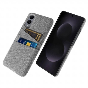 Hülle Samsung Galaxy S25 5g Edge Kartenhalter Aus Stoff