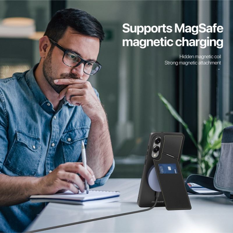 Hülle Samsung Galaxy S25 5g Edge Magnetisch Mit Kartenhalter