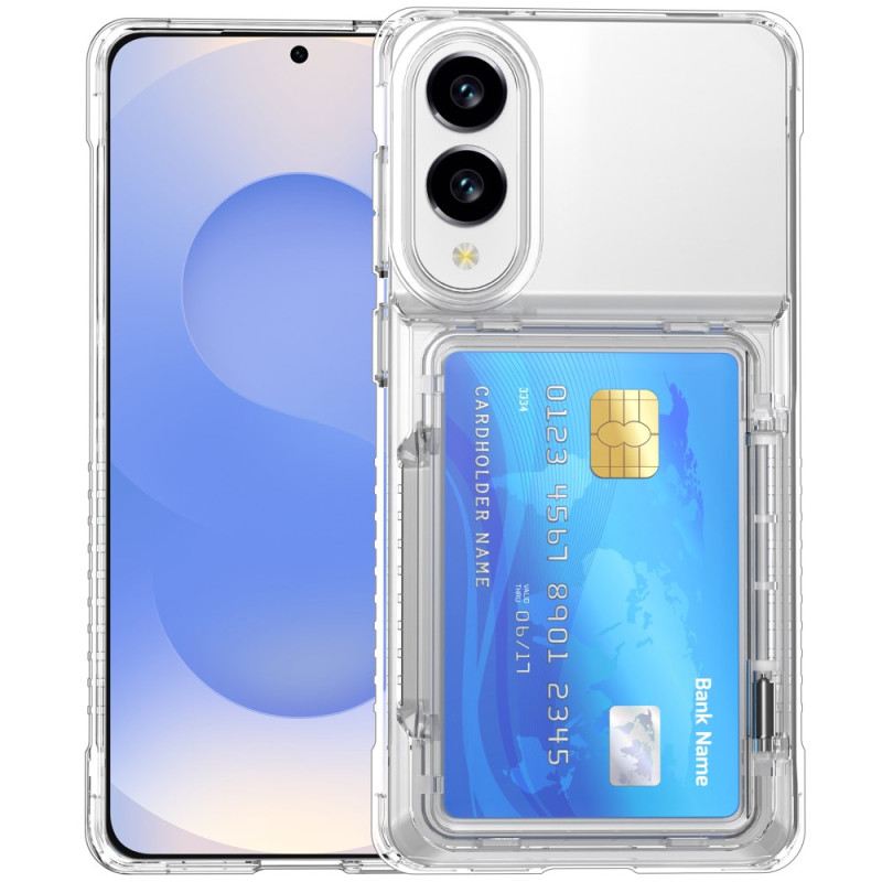 Hülle Samsung Galaxy S25 5g Edge Transparent & Kartenhalter