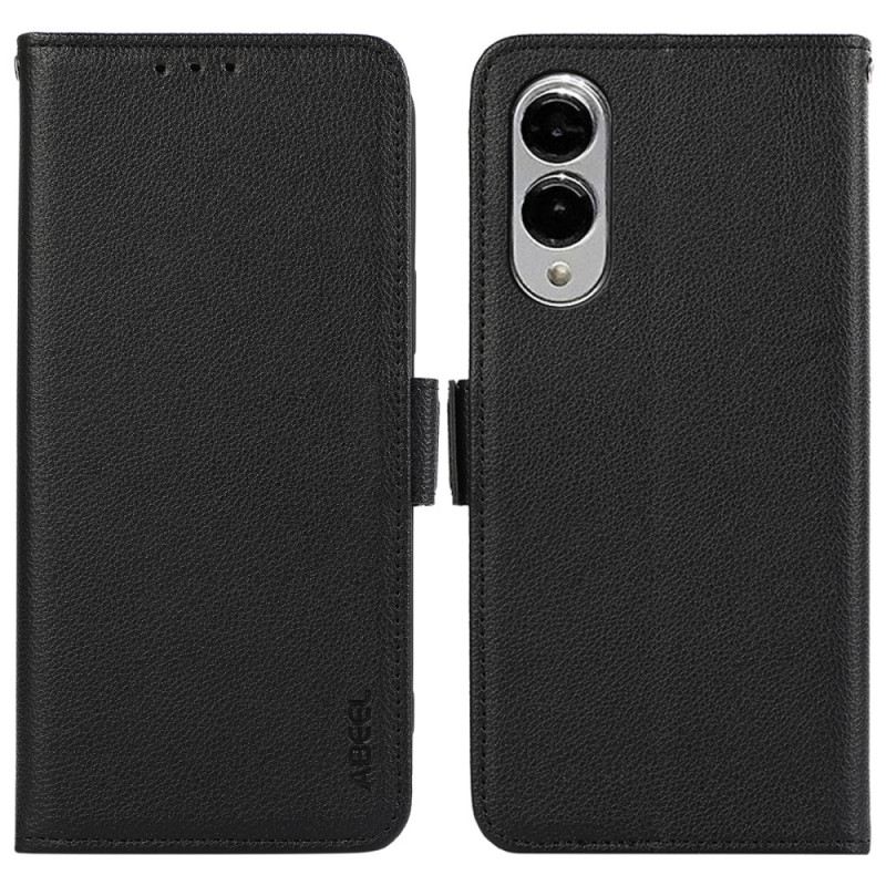 Lederhüllen Für Samsung Galaxy S25 5g Edge Abeel Rfid-schutz