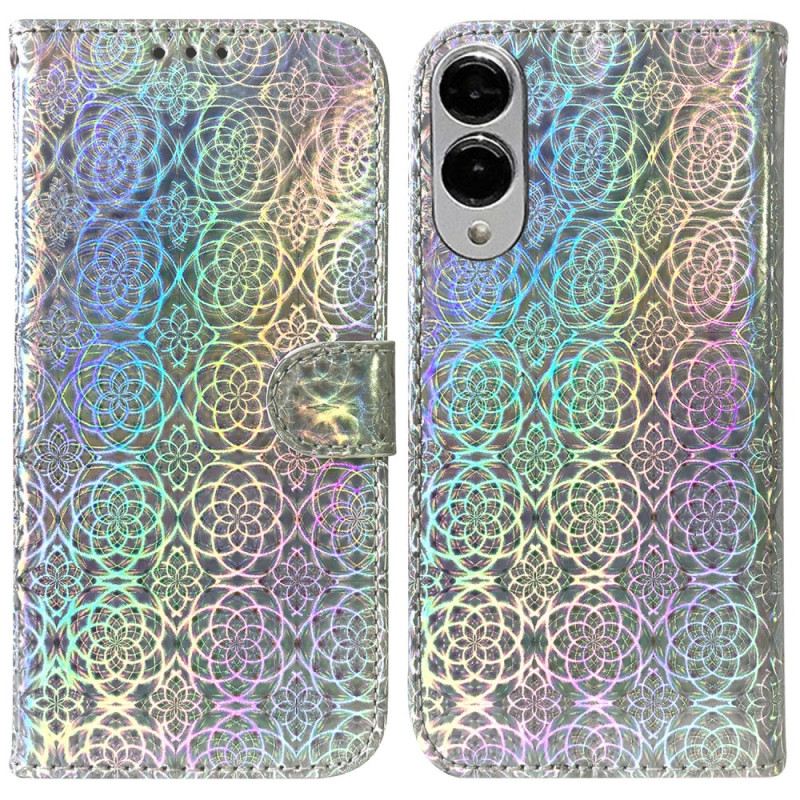 Lederhüllen Für Samsung Galaxy S25 5g Edge Disco-stil