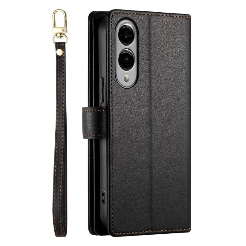 Lederhüllen Für Samsung Galaxy S25 5g Edge Geldbörse Mit Riemen