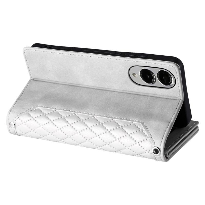 Lederhüllen Für Samsung Galaxy S25 5g Edge Gesteppte Geldbörse