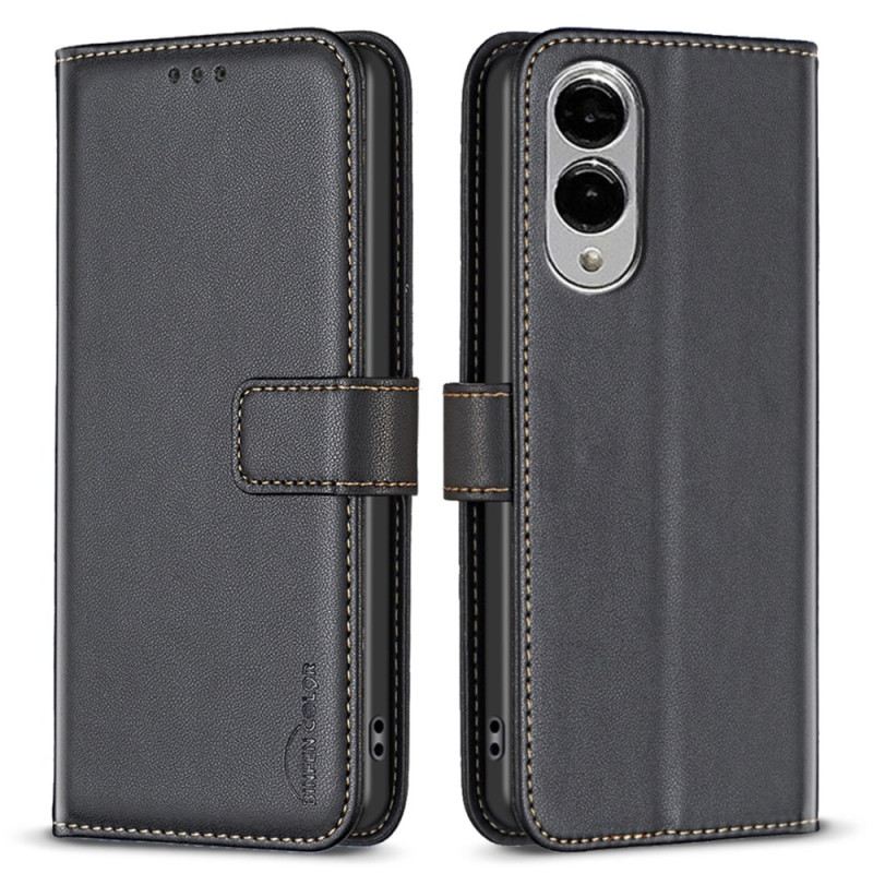 Lederhüllen Für Samsung Galaxy S25 5g Edge Klassische Binfen-farbe