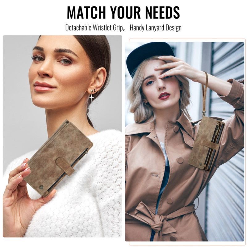 Lederhüllen Samsung Galaxy S25 5g Edge Caseme Geldbörse