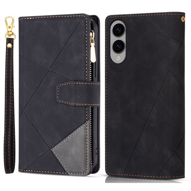 Lederhüllen Samsung Galaxy S25 5g Edge Diamant Mustergeldbörse