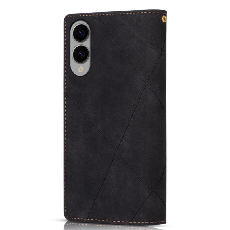 Lederhüllen Samsung Galaxy S25 5g Edge Diamant Mustergeldbörse