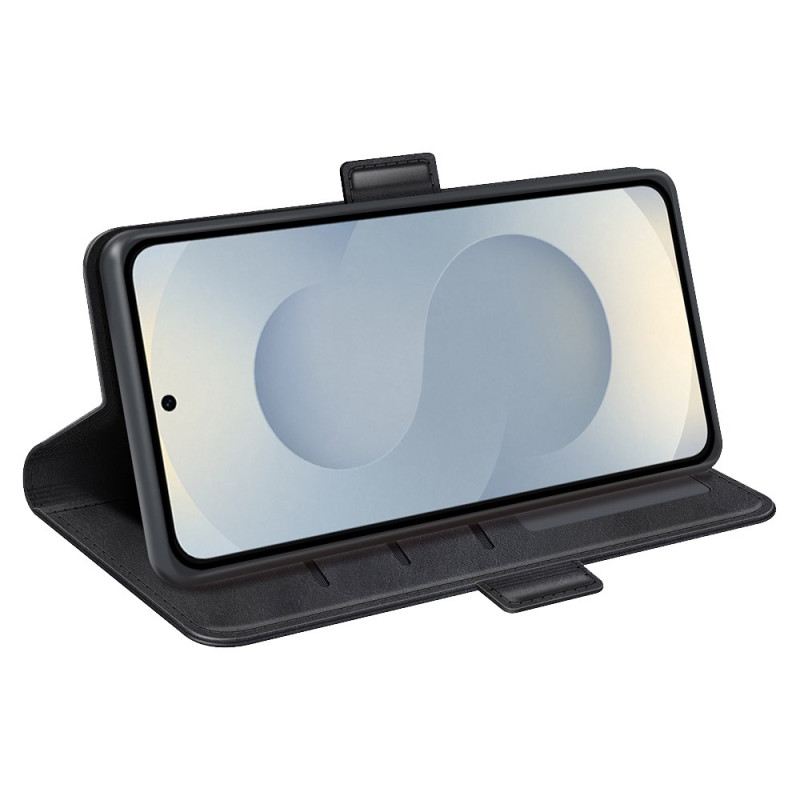 Lederhüllen Samsung Galaxy S25 5g Edge Doppelter Magnetverschluss