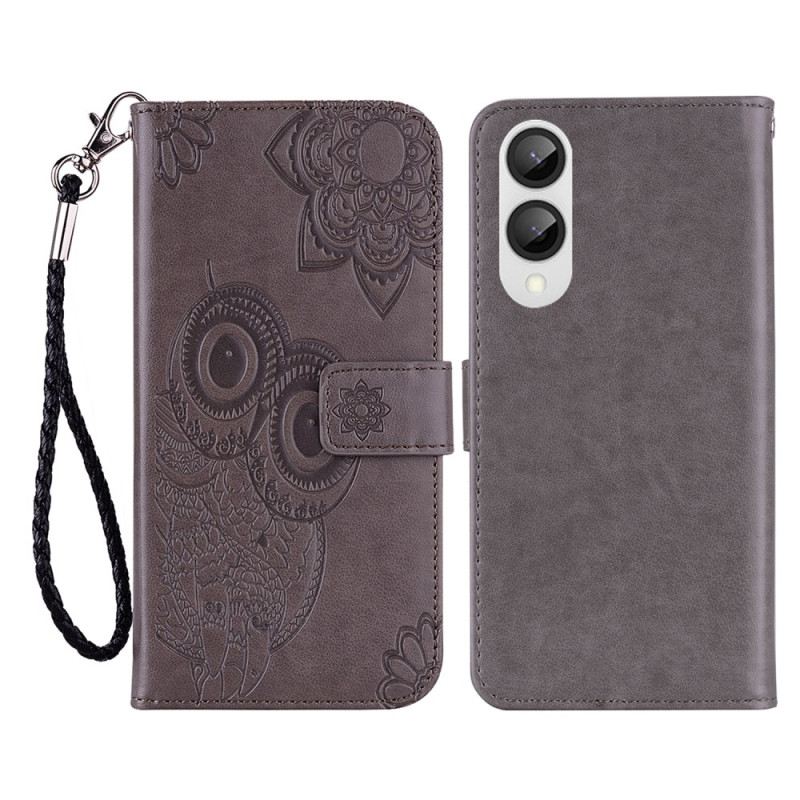 Lederhüllen Samsung Galaxy S25 5g Edge Eulen Und Riemen