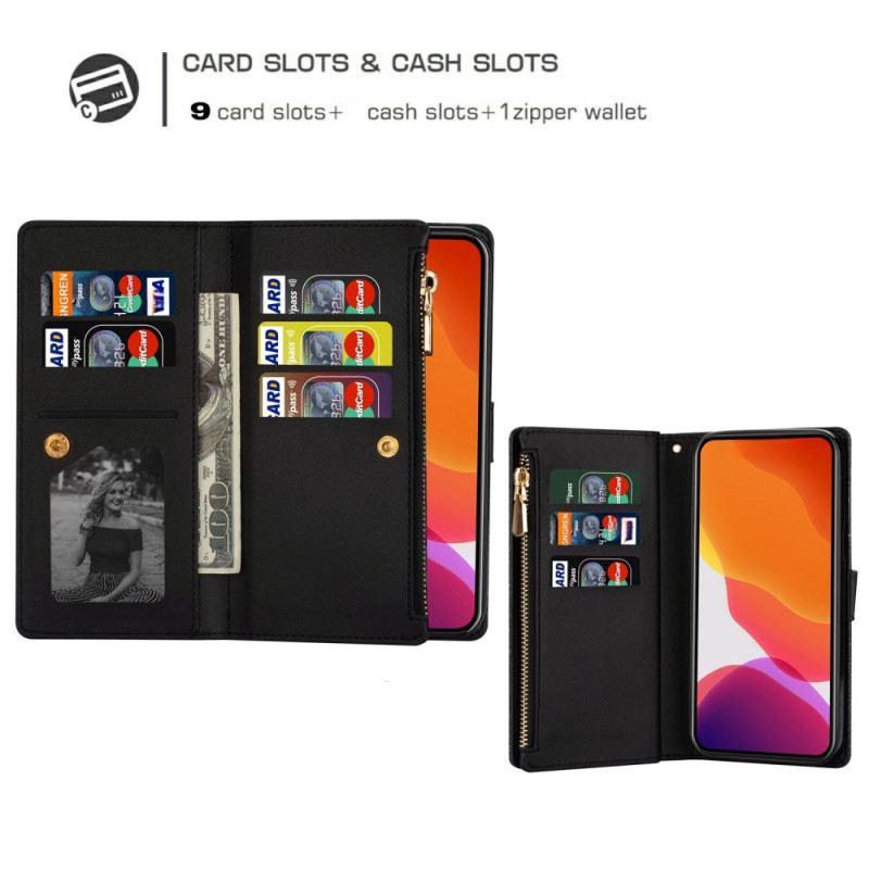 Lederhüllen Samsung Galaxy S25 5g Edge Geldbörse Mit Paillettenriemen