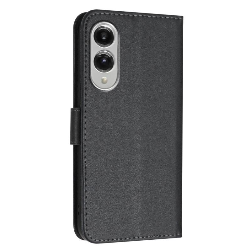 Lederhüllen Samsung Galaxy S25 5g Edge Handyhülle Dreiecksmuster