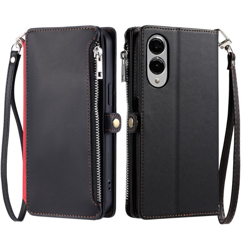 Lederhüllen Samsung Galaxy S25 5g Edge Handyhülle Ergonomische Handschlaufe