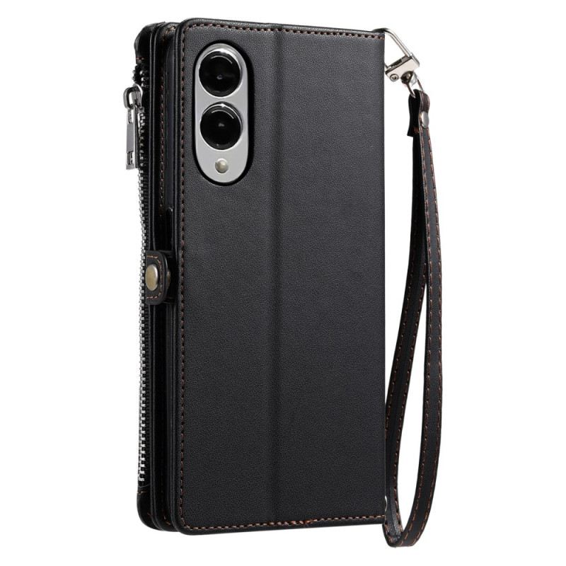 Lederhüllen Samsung Galaxy S25 5g Edge Handyhülle Ergonomische Handschlaufe