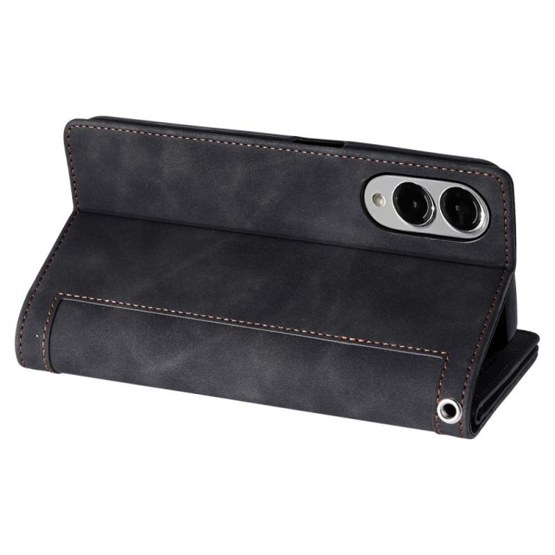 Lederhüllen Samsung Galaxy S25 5g Edge Handyhülle Reißverschluss Geldbörse