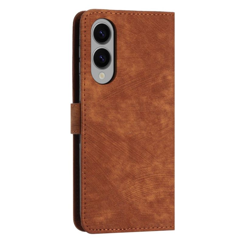 Lederhüllen Samsung Galaxy S25 5g Edge Handyhülle Retro-design