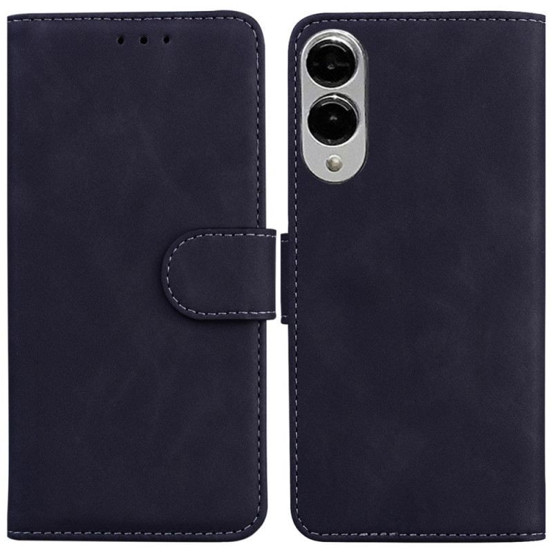 Lederhüllen Samsung Galaxy S25 5g Edge Handyhülle Wildleder-stil