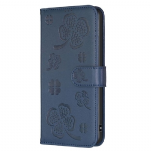 Lederhüllen Samsung Galaxy S25 5g Edge Kleeblattmuster