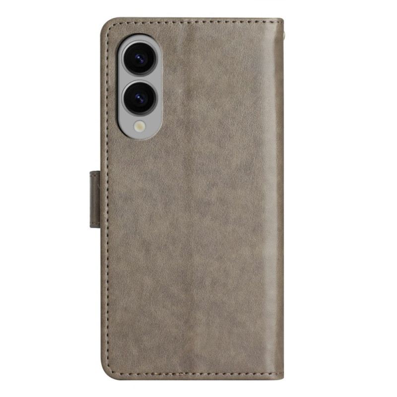 Lederhüllen Samsung Galaxy S25 5g Edge Kleine Blümchen