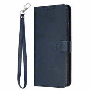 Lederhüllen Samsung Galaxy S25 5g Edge Lederoptik Mit Riemen