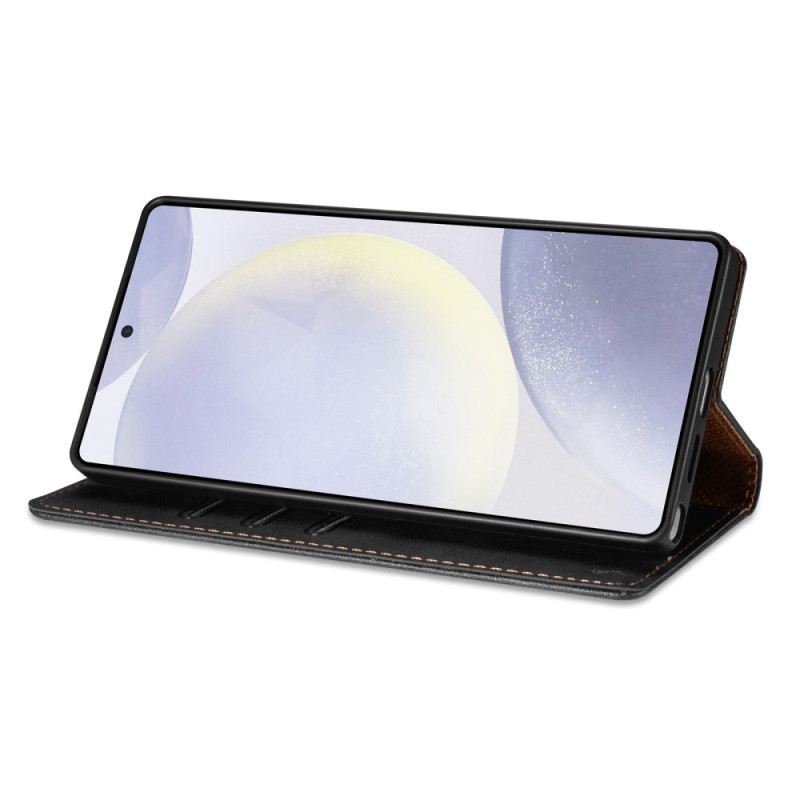 Lederhüllen Samsung Galaxy S25 5g Edge N.bekus Vintage-stil