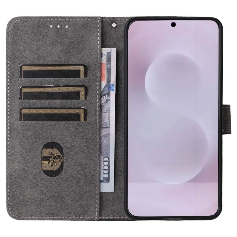 Lederhüllen Samsung Galaxy S25 5g Edge Rfid-schutz Mit Riemen