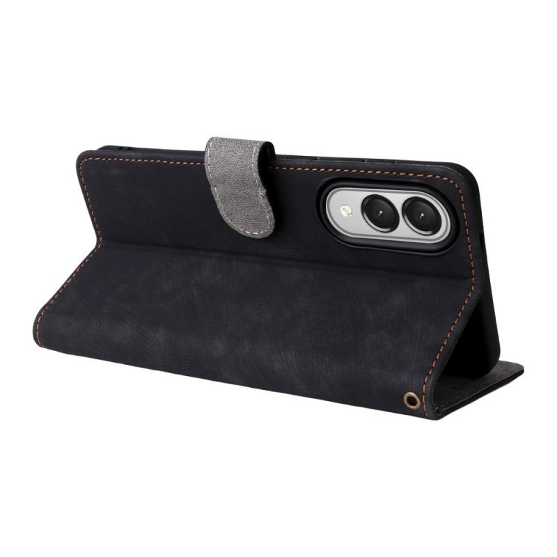 Lederhüllen Samsung Galaxy S25 5g Edge Rfid-schutz Mit Riemen