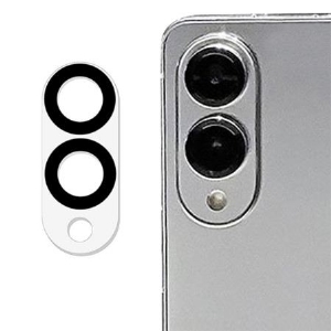 Objektivschutz Aus Gehärtetem Glas Für Samsung Galaxy S25 Edge (schwarzes Rundes Design)