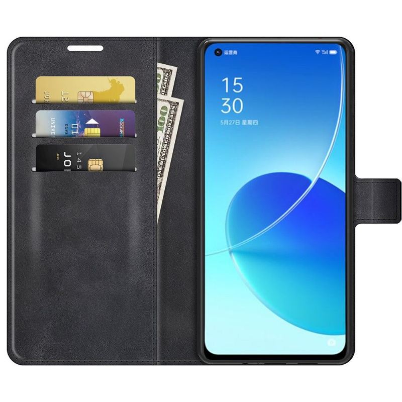 Lederhüllen Für Oppo Reno 6 Pro 5G Geldbörse Lederoptik
