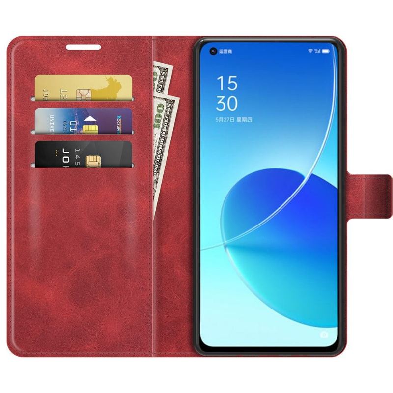Lederhüllen Für Oppo Reno 6 Pro 5G Geldbörse Lederoptik