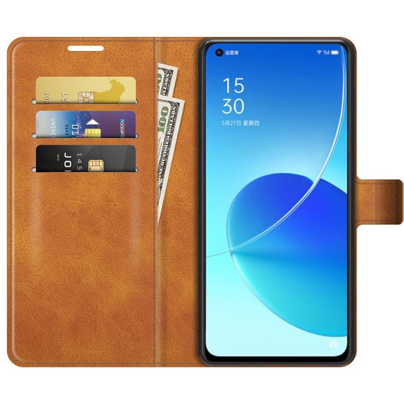 Lederhüllen Für Oppo Reno 6 Pro 5G Geldbörse Lederoptik