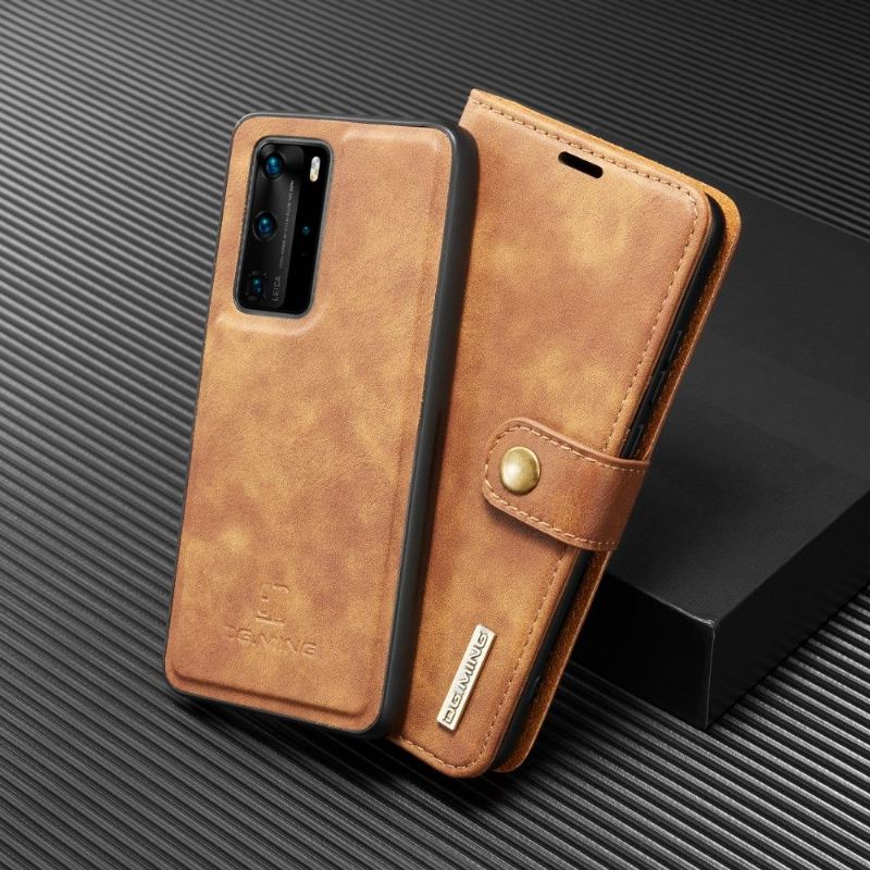 Handyhülle Lederhüllen Für Huawei P40 Pro Schutzhülle Mit Abnehmbarer Schale