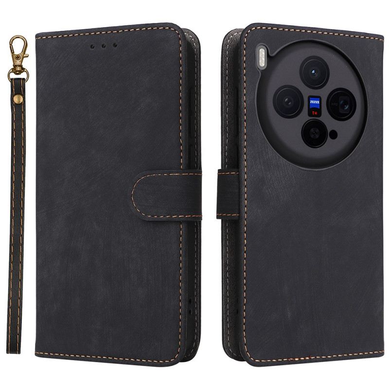 Lederhüllen Vivo X300 Ringhalter Mit Wildlederoptik