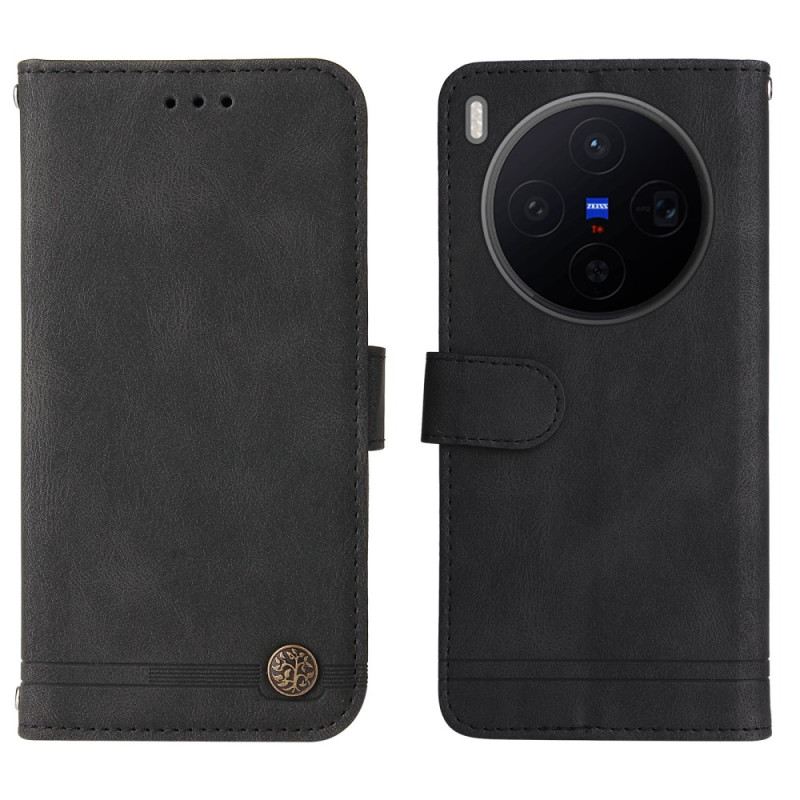 Lederhüllen Vivo X300 Wildlederoptik Mit Niete