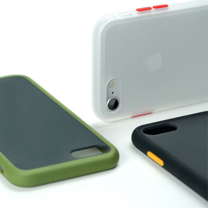 Handyhülle Für iPhone 7 / 8 / SE (2020) Farbkontur-mattbeschichtung