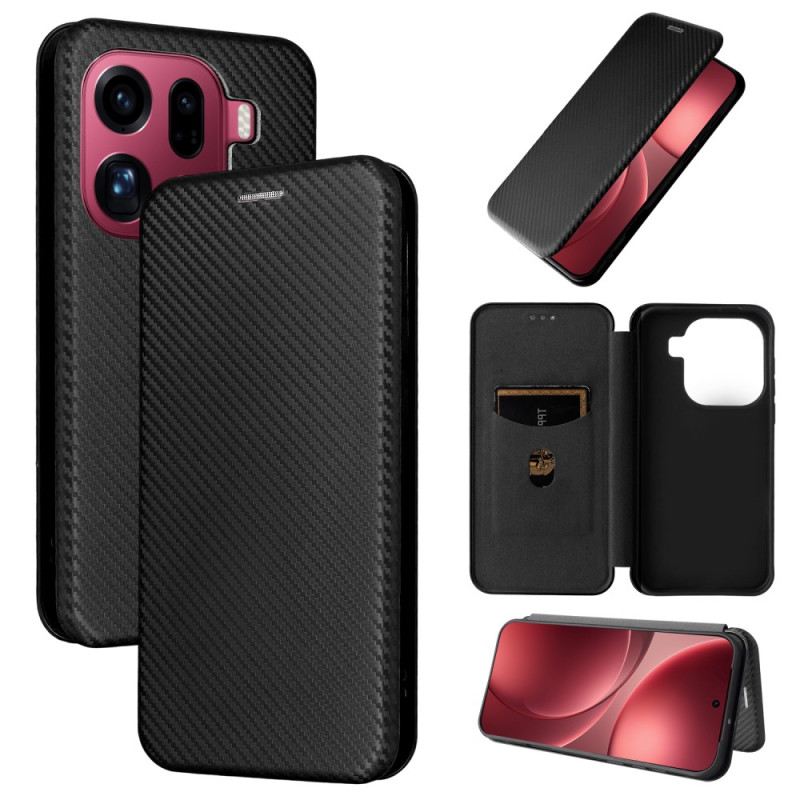 Flip Case Oppo Find X9 Pro 5g Carbonfaser-optik