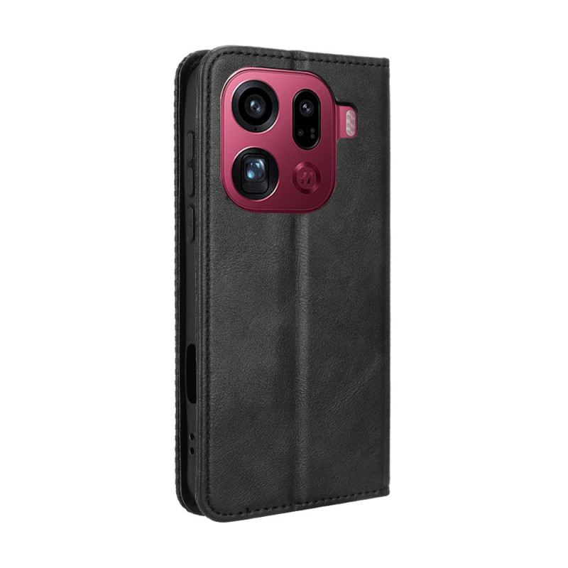 Flip Case Oppo Find X9 Pro 5g Handyhülle Vintage-borte