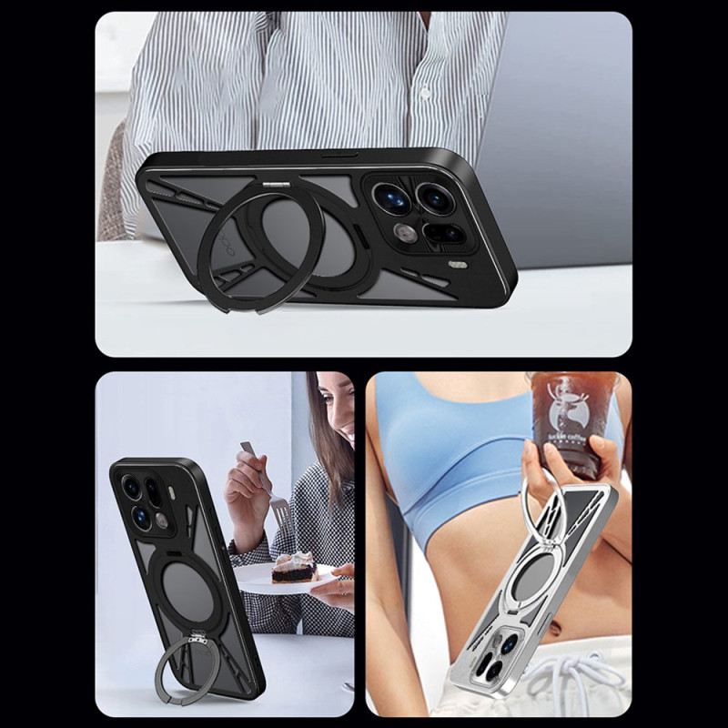 Hülle Oppo Find X9 Pro 5g Handyhülle Drehbarer Magnetständer Und Wärmeableitung