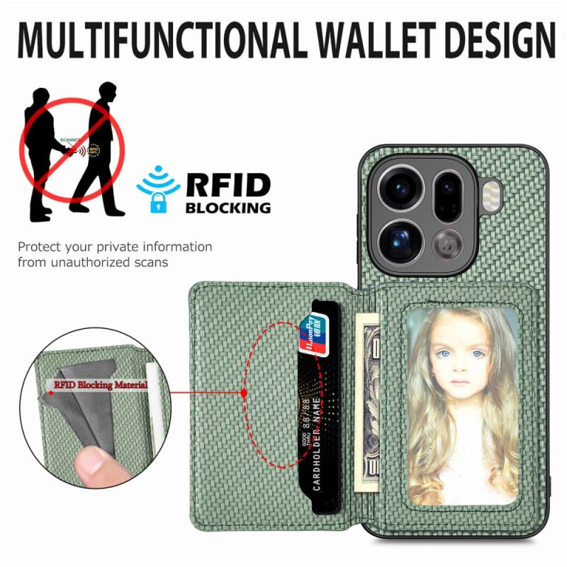 Hülle Oppo Find X9 Pro 5g Handyhülle Kartenhalter Und Rfid-schutz