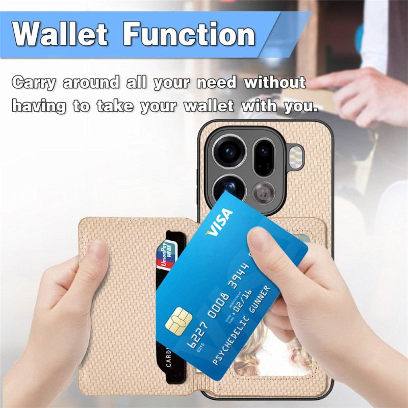 Hülle Oppo Find X9 Pro 5g Handyhülle Kartenhalter Und Rfid-schutz