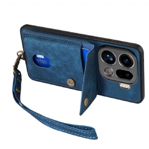 Hülle Oppo Find X9 Pro 5g Kartenhalter Mit Lanyard