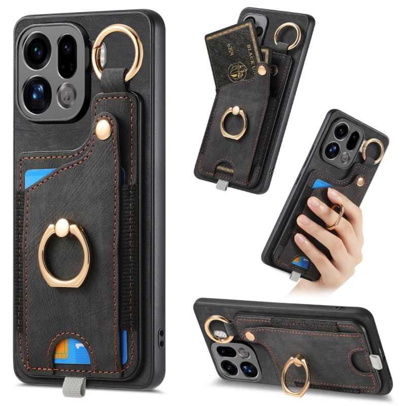 Hülle Oppo Find X9 Pro 5g Kartenhalter Und Ringhalter