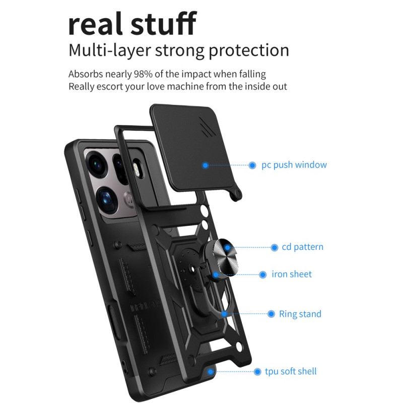 Hülle Oppo Find X9 Pro 5g Verschiebbarer Kameraschutz Und Ständer