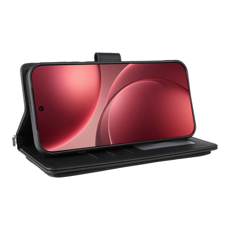 Lederhüllen Für Oppo Find X9 Pro 5g Gesteppt Mit Riemen