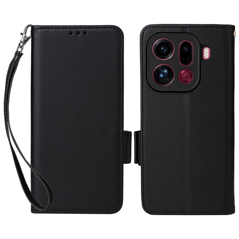 Lederhüllen Für Oppo Find X9 Pro 5g Kunstleder Mit Riemen