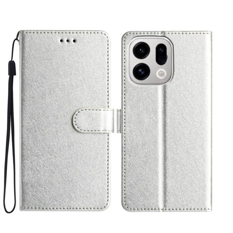 Lederhüllen Für Oppo Find X9 Pro 5g Seidenstruktur