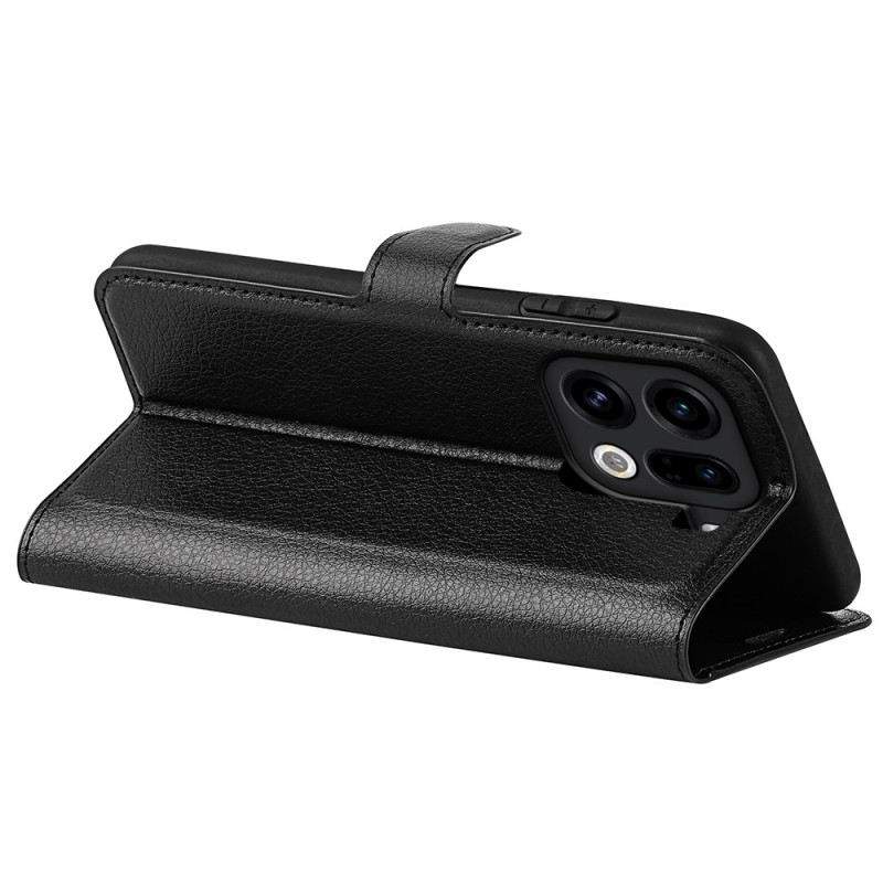 Lederhüllen Oppo Find X9 Pro 5g Handyhülle Kunstleder In Litschi