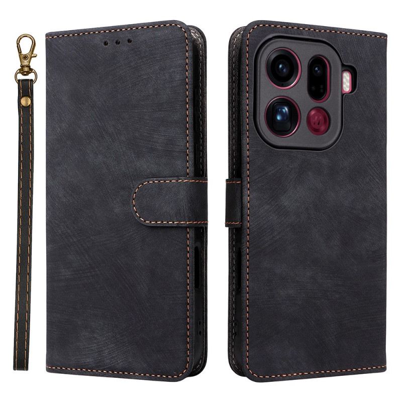 Lederhüllen Oppo Find X9 Pro 5g Wildlederoptik Mit Riemen