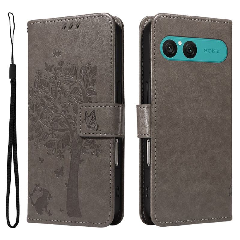 Lederhüllen Für Sony Xperia 10 Vii Katzenbaum